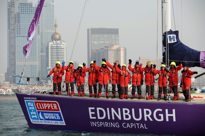 Edinburgh Inspiring Capital - Clipper 11-12 Round the World Yacht Race started from S © onEdition http://www.onEdition.com